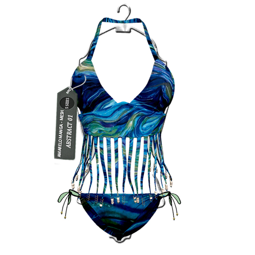 [AMARELO MANGA] - Bikini Gleice [Abstract 01]