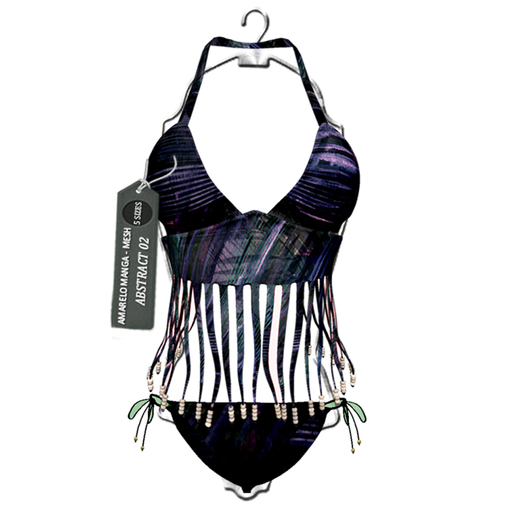 [AMARELO MANGA] - Bikini Gleice [Abstract 02]