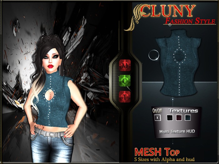 =C.F.S= Mesh burlesque blouse demo