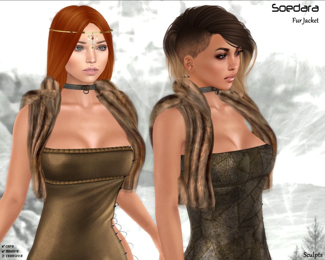 ~Soedara~ The softest fur vest Warm Brown