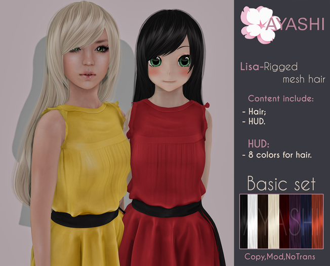 [^.^Ayashi^.^] Lisa hair-Basic set