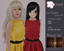 [^.^Ayashi^.^] Lisa hair-Brown set