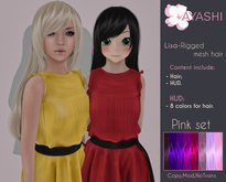 [^.^Ayashi^.^] Lisa hair-Pink set
