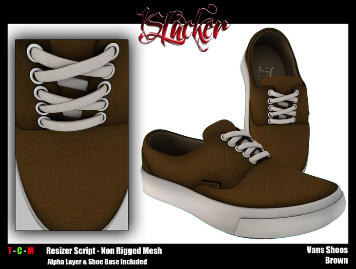 [!SL] Brown Vans Shoes