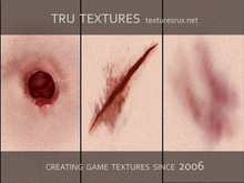28166: 16 x Skin Bruises Scars Sore Textures by 3DTotal.com Set One 