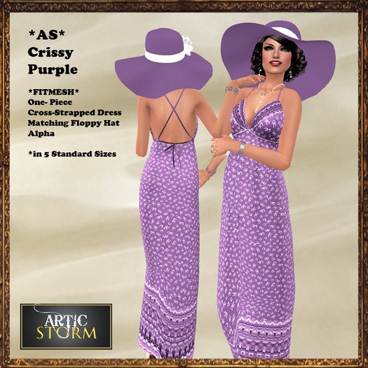 *AS* Crissy Fit-Mesh Halter Purple