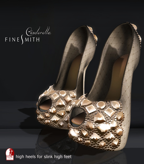 F I N E S M I T H - Cinderella PUMPS TAUPE