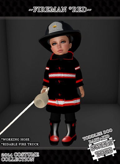 ~*Sweet Tots*~TD ~ Halloween 2014 ~ Fireman Red