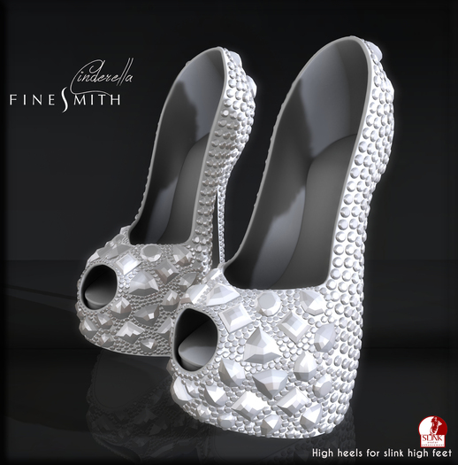 F I N E S M I T H - Cinderella PUMPS white