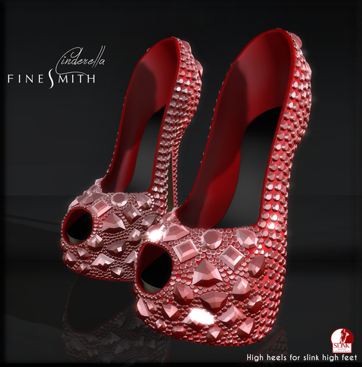 F I N E S M I T H - Cinderella PUMPS red