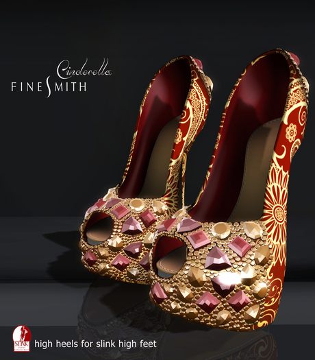 F I N E S M I T H - Cinderella PUMPS GOLD
