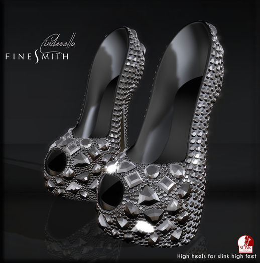 F I N E S M I T H - Cinderella PUMPS BLACK