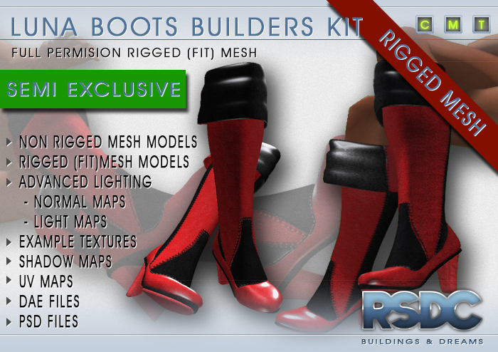 RSDC COUTURE - LUNA BOOTS - SEMI EXCLUSIVE