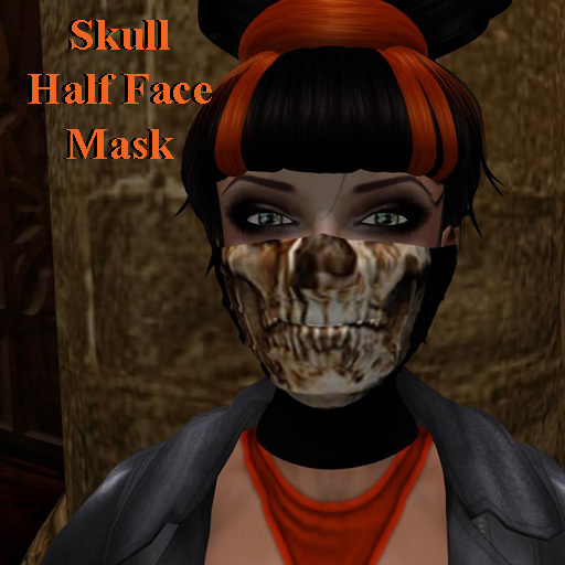Skull half face mask