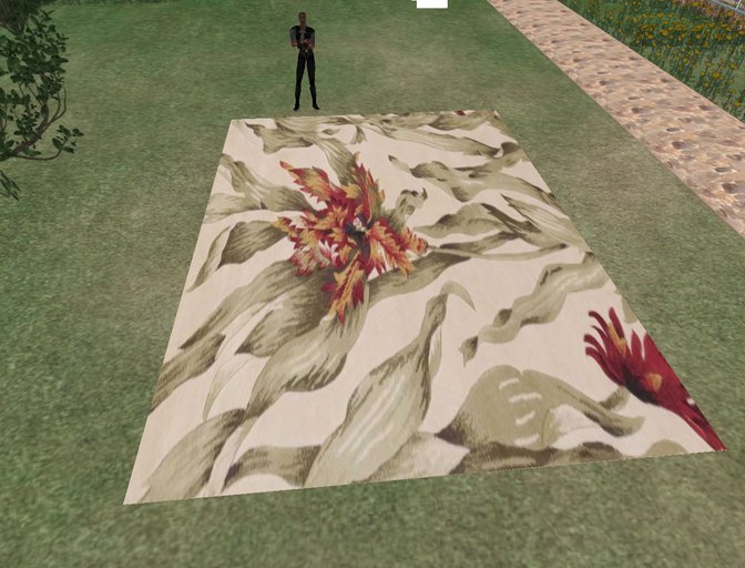 1 Prim Rug Tropics Ivory Any Size carpet decoration home business