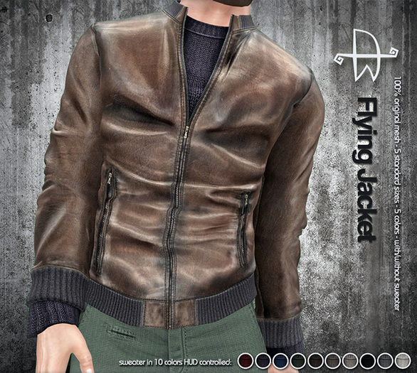 [Deadwool] Flying jacket - medium brown