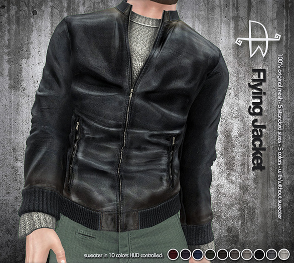 [Deadwool] Flying jacket - black
