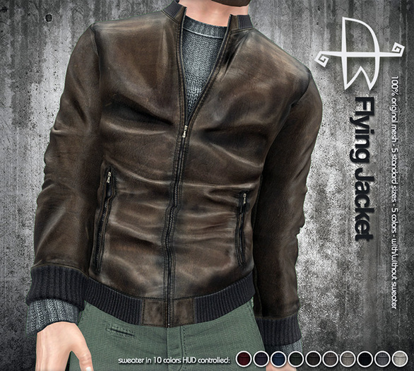 [Deadwool] Flying jacket - dark brown