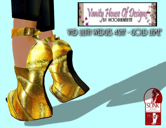 VHD Lilith Weges 4SHF Gold Lame' (boxed)
