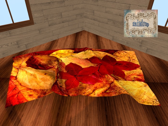 :Raindrop: - autumn leaves Rug