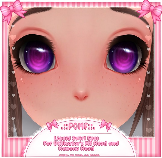 .:: POMF ::. M3 Head/Kemono Head - Liquid Swirl Eyes