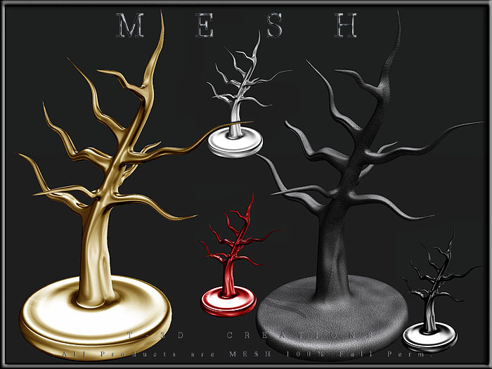 T-3D Creations [ TREE Table Display ] MESH - Full Perm -