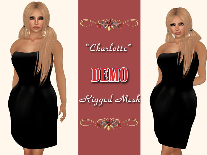 Charlotte dress - Rigged Mesh DEMO
