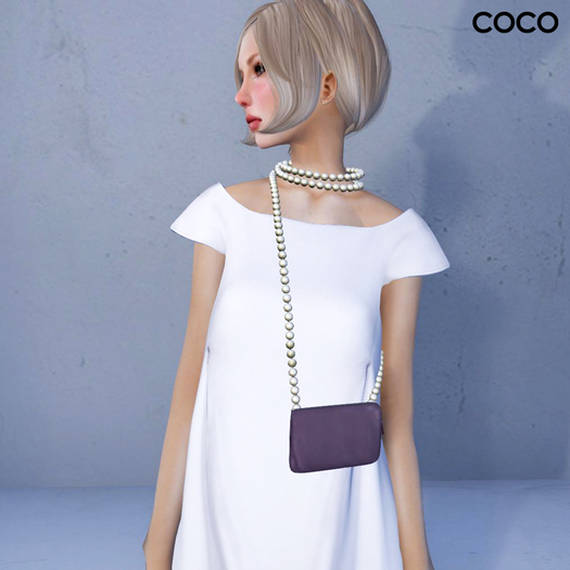*COCO*_PearlStrapMiniBag_Violet