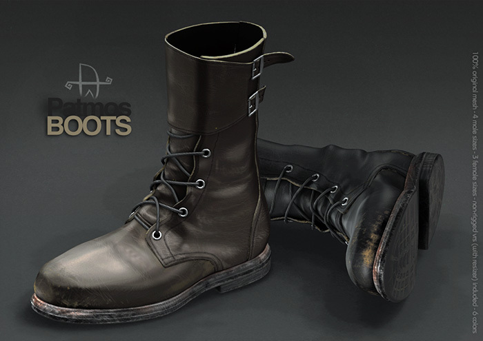 [Deadwool] Patmos boots - brown