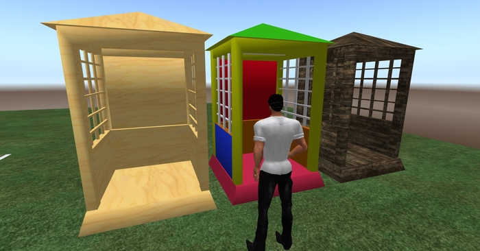 TM Vented Booth Enclosure - Mesh - 8 Sides To Texture