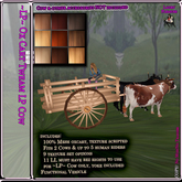 ~LP~ Ox Cart for the ~LP~ Cow avatar Boxed TEAM