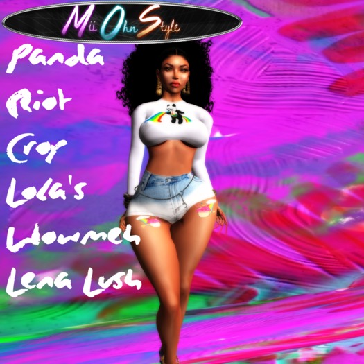 **MOS** Panda Riot Crop