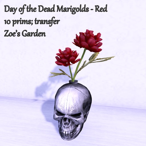 *ZG* Day of the Dead Marigolds - Red