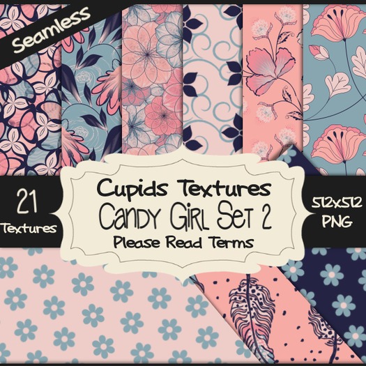 *Cupids Textures * 21 CANDY GIRL SET 2