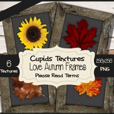 *Cupids Textures * 6 LOVE AUTUMN FRAMES