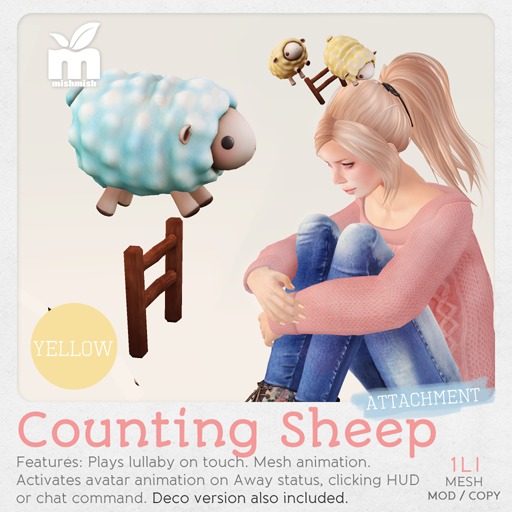 *MishMish* Counting Sheep - Yellow [Boxed]