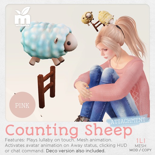 *MishMish* Counting Sheep - Pink [Boxed]