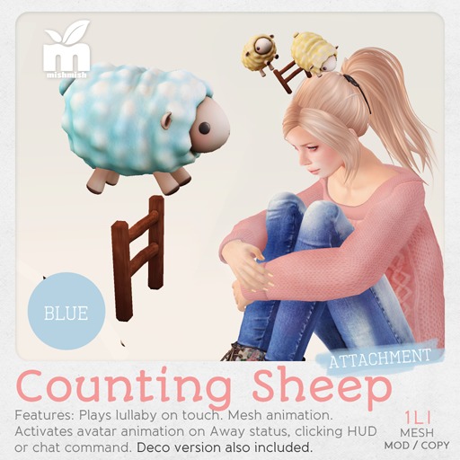 *MishMish* Counting Sheep - Blue [Boxed]