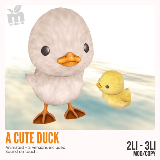 *MishMish* A Cute Duck - BLACK [Boxed]