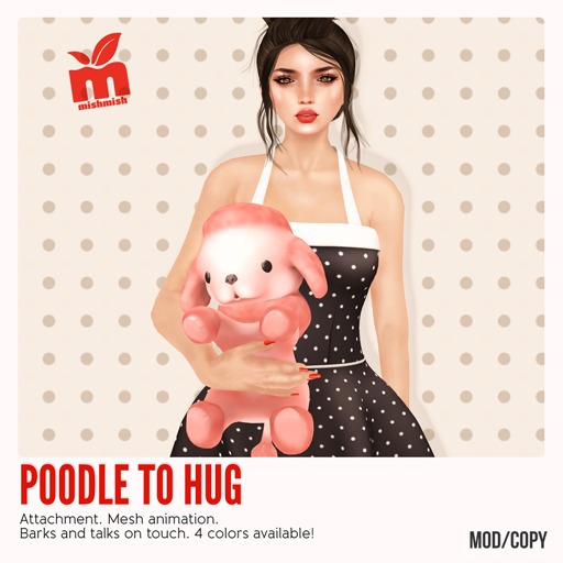*MishMish* Poodle to hug - ROSE [Boxed] 