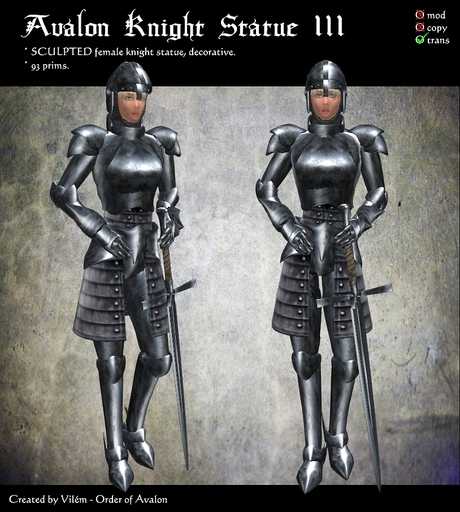 Avalon Knight Statue III
