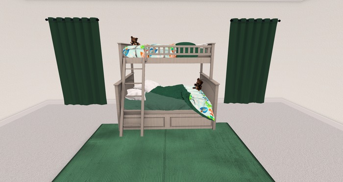 *Snugglebugs!* Gone Fishin' Bunk (Green/Green) - Sand