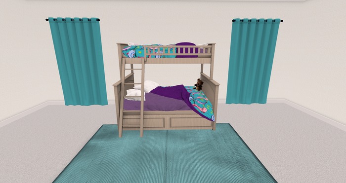 *Snugglebugs!* Gone Fishin' Bunk (Green/Purple) - Blonde