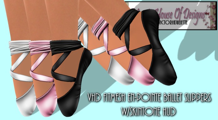 VHD Fitmesh EnPointe Ballet Slippers w/HUD (boxed)