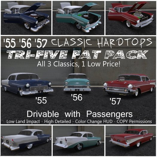 GB7 55 56 57 TRI-FIVE FAT PACK (BOXED)