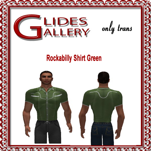 Rockabilly Green Shirt