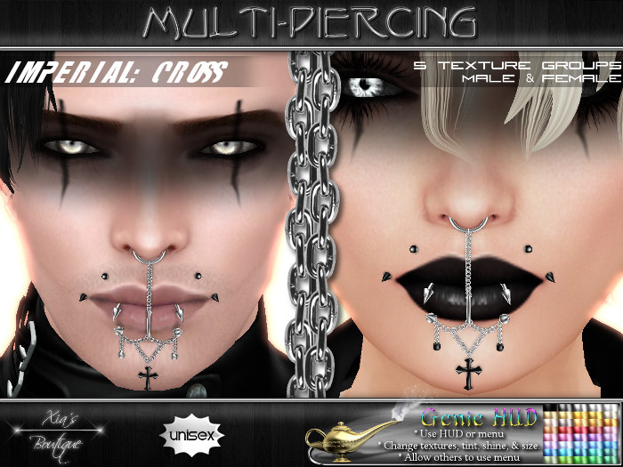 Imperial Piercing Gothic Cross