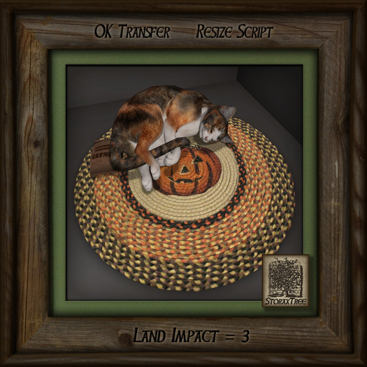 Feline Treasures - Naptime - Calico Halloween
