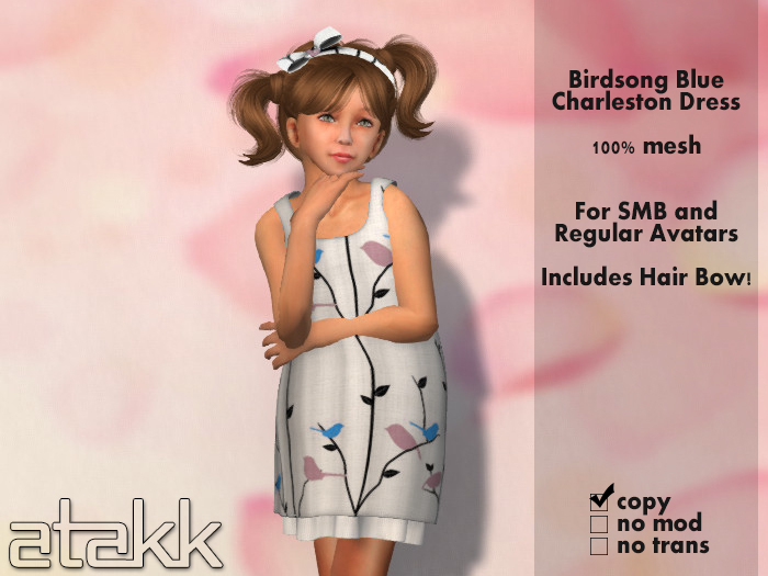 ATAKK - Lady Bug Charleston Dress (SL Body)