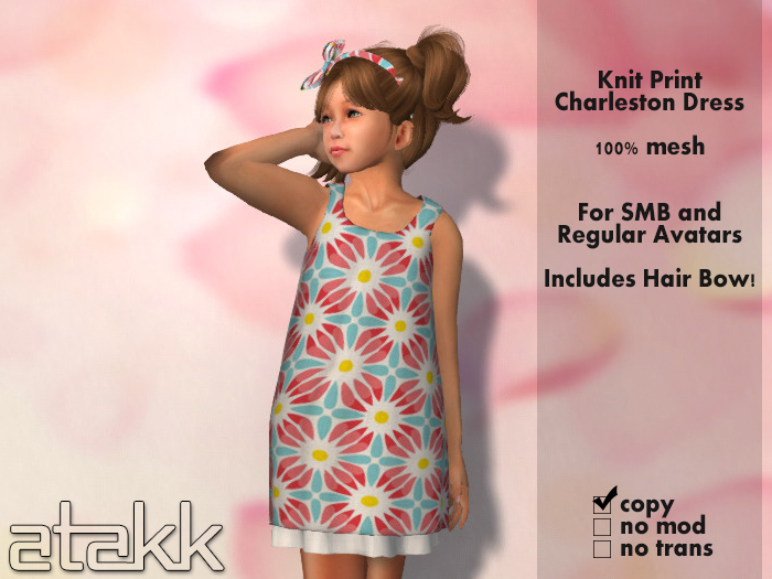 ATAKK - Lady Bug Charleston Dress (SL Body)